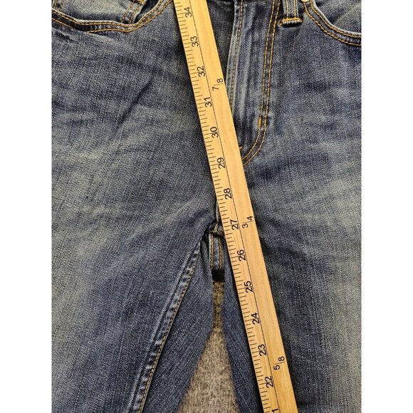 American Eagle Jeans Mens Size 26x28 (27x27) Dark Wash Fade Active Flex Athletic - Picture 8 of 10